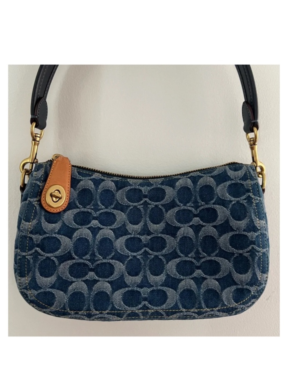 Coach denim bag